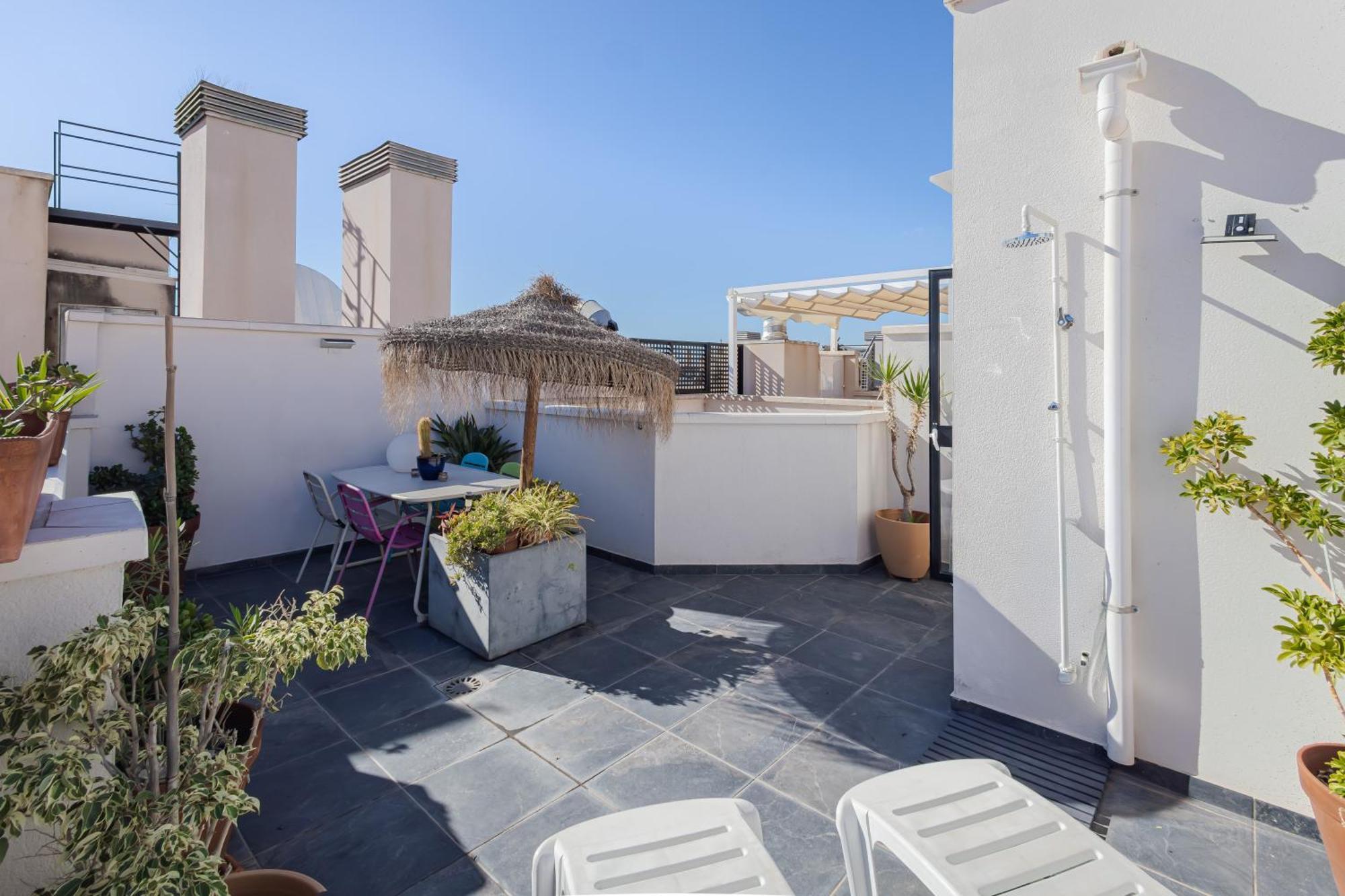 Historic Centre + Rooftop + Parking Málaga Dış mekan fotoğraf
